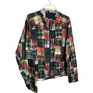 RLX By Ralph Lauren Patchwork Print Soft Shell Hooded Jacket